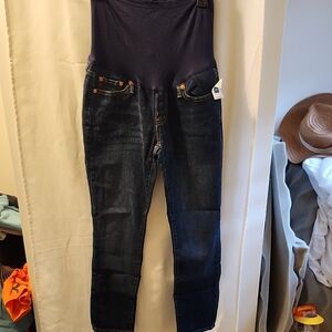 GAP Maternity Women's Dark Blue Denim Jeans